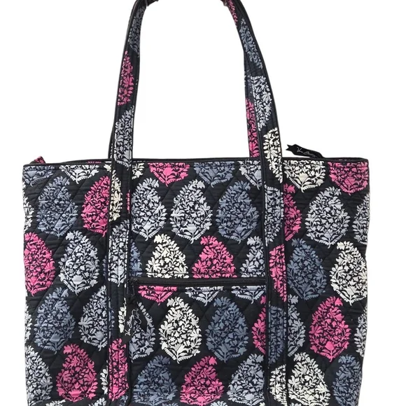 Vera Bradley Pink and Gray Tote Bag - Picture 5 of 11